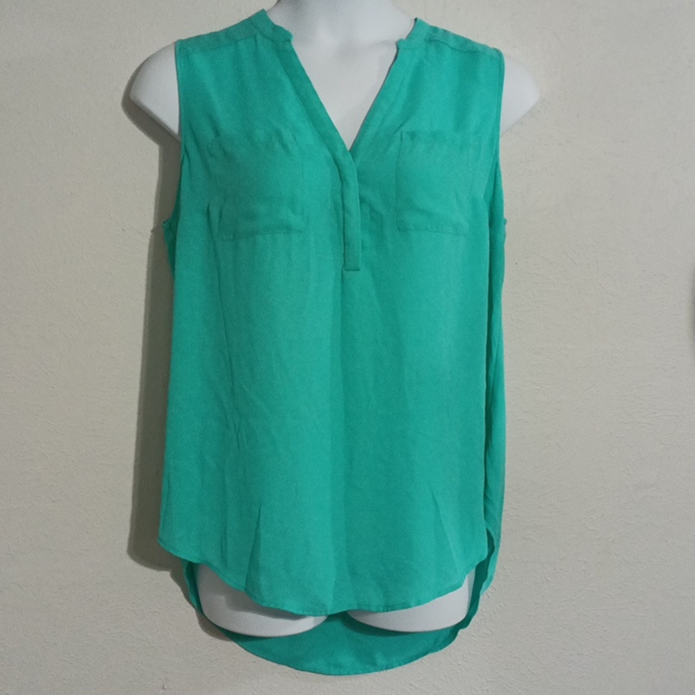 Torrid mint sleeveless blouse